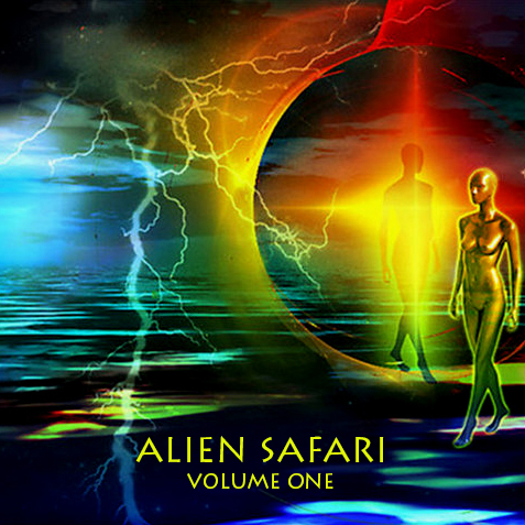 ALIEN SAFARI, Volume One. Temporary CD cover.